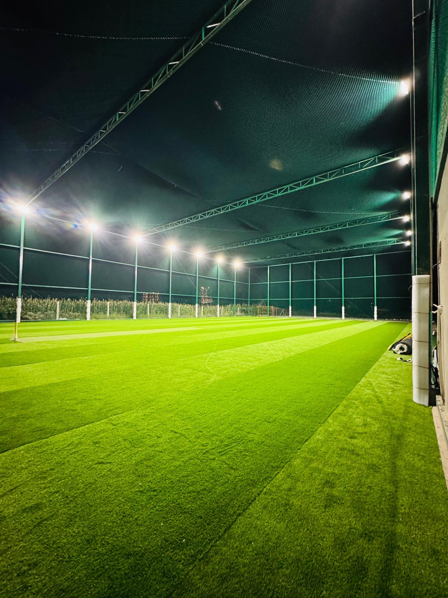 Full arena view at night